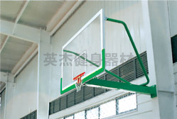 懸臂籃球架配鋼化玻璃籃板