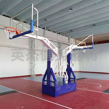 凹箱仿液壓配鋼化籃板籃球架